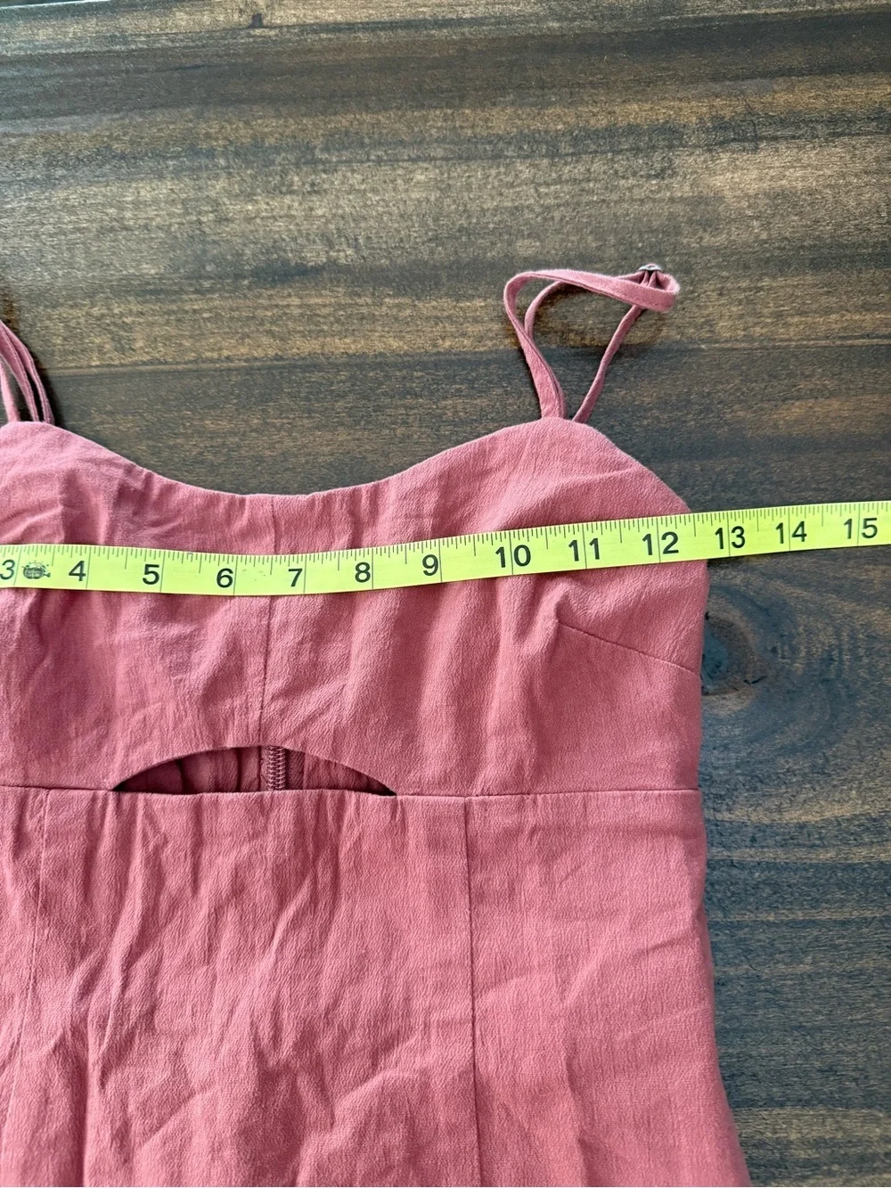 Abercrombie & Fitch Rose-Pink Spaghetti-Strap Maxi Dress
